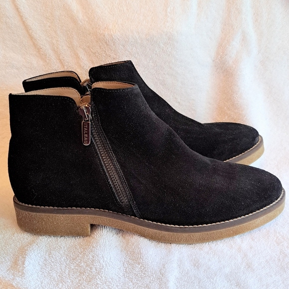 NEW Italeau FOLIANA Waterproof Black Suede Ankle Boots - EU 41 / US 10.5 - Picture 11 of 12